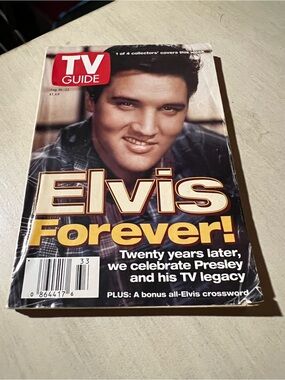 Lot of 4 Elvis TV Guides